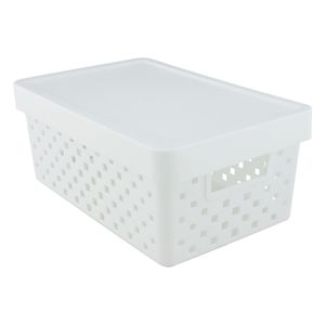 Cesto Organizador com Tampa Paramount Quadratta 29cm x 19cm x 12cm