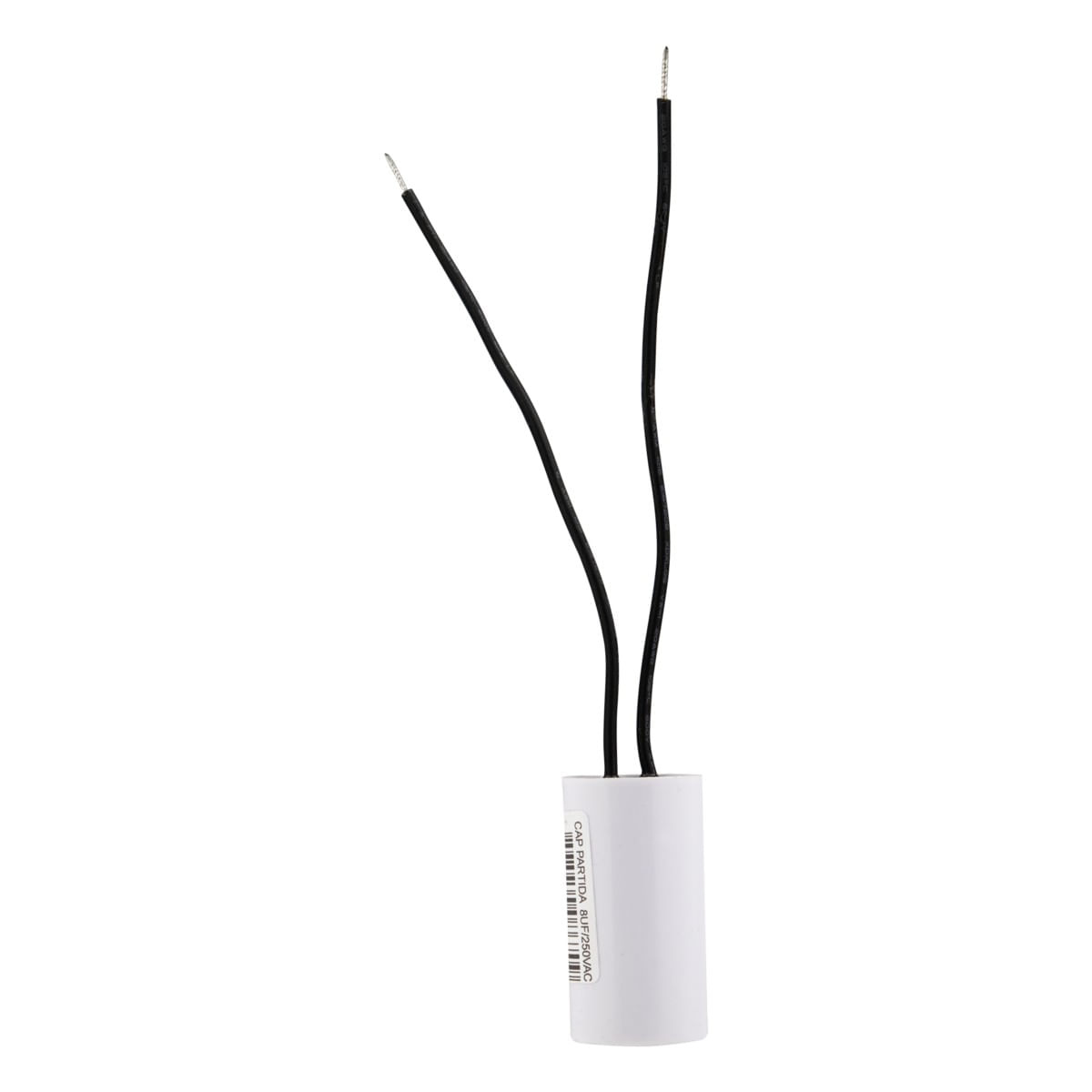 CapacitordePartida2FiosAplacel8UFBivoltFrontal1