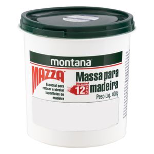 Massa para Madeira Montana 400g Branca