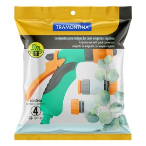 Kit Acessórios para Irrigação com Esguicho Tramontina 4 peças