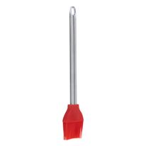 Pincel de Silicone Vermelho Mimo Style com Cabo em Inox