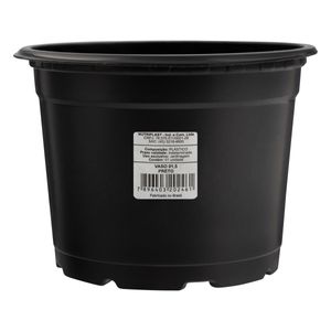 Vaso Plástico Preto Nutriplan n.° 1,5