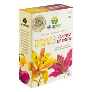 Fertilizante Torta de Mamona e Farinha de Ossos Vitaplan 1kg