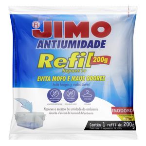 Refil Antiumidade Previne Mofo e Mau Cheiro Jimo 200g