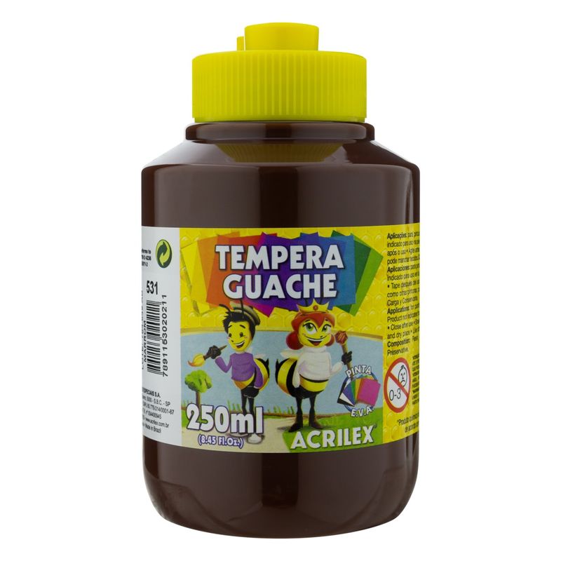 Tinta-Guache-Marrom-Acrilex-250mlFrontal1