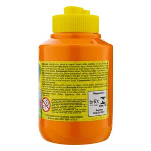 Tinta Guache Laranja Acrilex 250ml