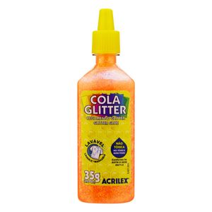 Cola Glitter Laranja Acrilex 35g