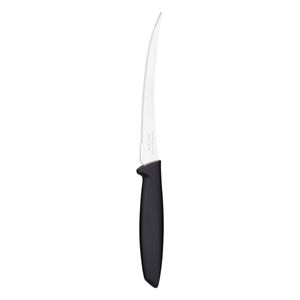 Faca para Tomate em Inox Cabo Preto Tramontina Plenus 5"