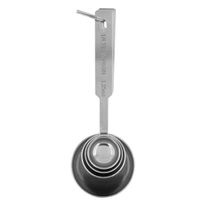Conjunto de Colheres Medidoras em Inox Ikinci 4 peças