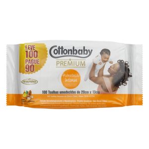 Toalha Umedecida Cottonbaby Leve 100 pague 90