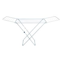 Varal  de Chão com Abas Newpro Aço Esmaltado 1,82m x 55cm x 1m
