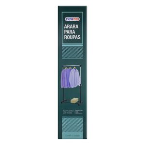 Arara para Roupas com Rodinhas Newpro 84cm x 43cm x 1,60m