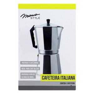 Cafeteira Italiana em Alumínio Mimo Style