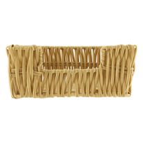 Porta Guardanapo Rattan Mimo Style Claro