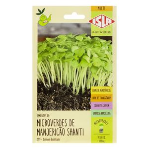 Sementes Microverdes Manjericão Isla 500mg