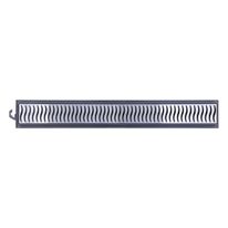Ralo Linear Grelha Cromada Tigre 50cm