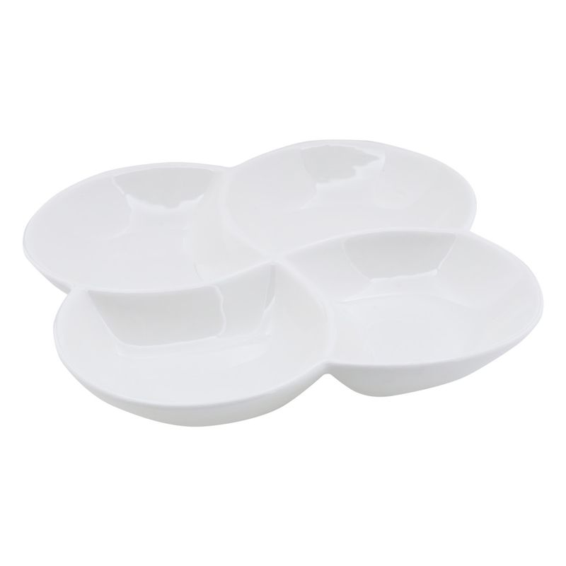 Petisqueira-de-Porcelana-com-4-Divisoes-Bon-Gourmet-21cm-x-21cmFrontalTopo2