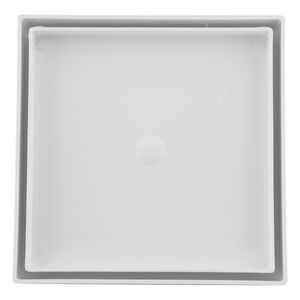 Ralo Invisível Branco Gemell 15cm x 15cm