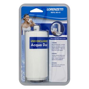 Refil para Purificador com Torneira Lorenzetti Acqua Due