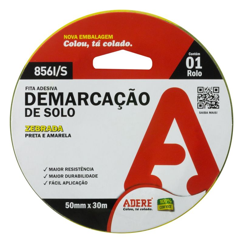 Fita-Adesiva-Zebrada-para-Demarcaao-Amarela-e-Preta-Adere-50mm-x-30mFrontal2