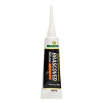Adesivo Selante Multiuso Alta Temperatura Brascola Brascoved Preto 50g