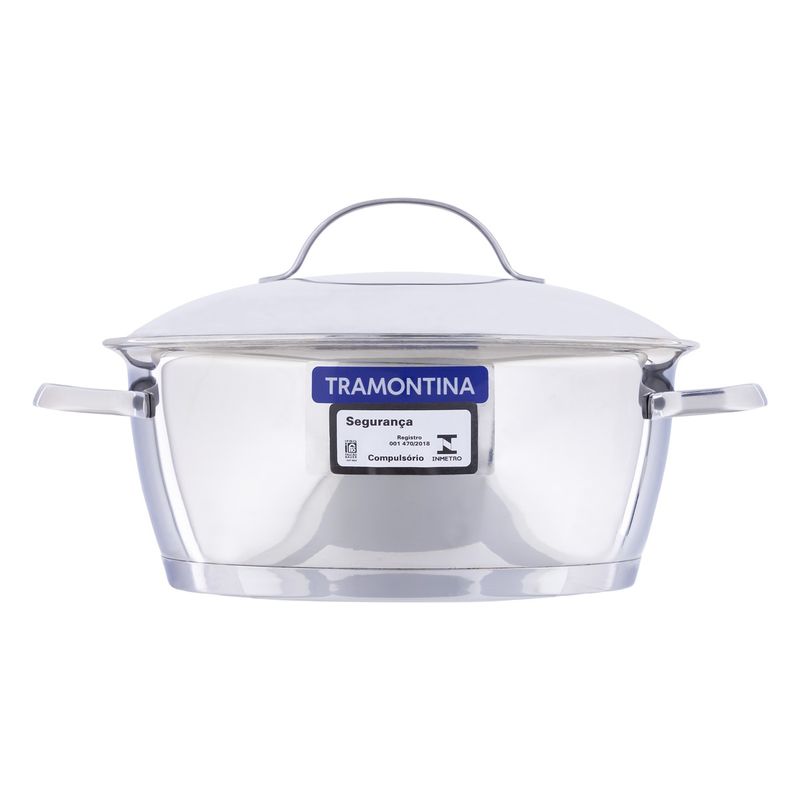 Caarola-Rasa-em-Inox-Tramontina-Allegra-33l-22cmFrontal2