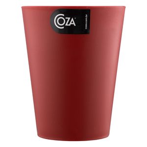 Copo Plástico Casual Coza Vermelho 300ml