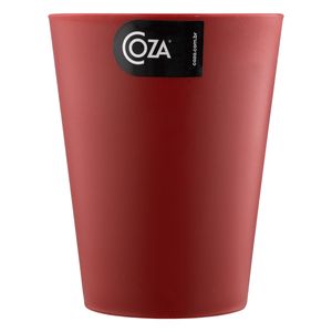 Copo Plástico Casual Coza Vermelho 300ml