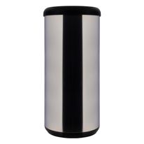 Lixeira Basculante Preta Tramontina Inox 40l
