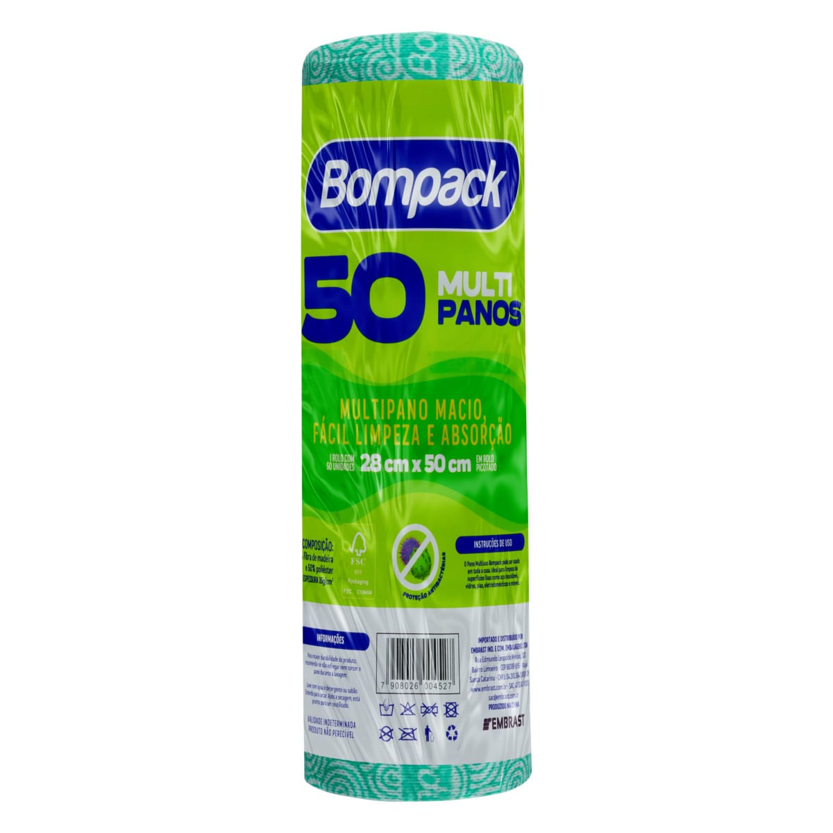 PanoSlimMultiusoBompackVerde50unidadesFrontal1