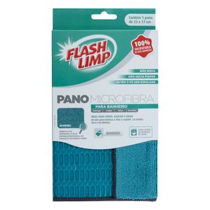 Pano Microfibra para Banheiro Flash Limp