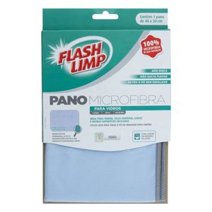 Pano Microfibra para Vidro Flash Limp