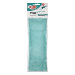 Refil Mop Flat Microfibra Flash Limp