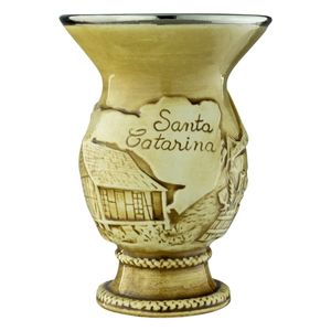 Cuia de Cerâmica Santa Catarina Ceraflame 300ml