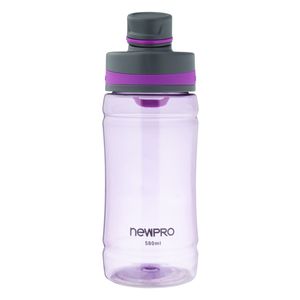 Garrafa Squeeze Roxo Newpro com Trava 580ml