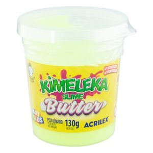 Kimeleka Slime Butter Amarela Acrilex 130g