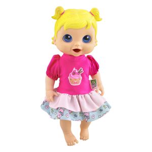 Boneca Babys Collection Comidinha Super Toys 32cm