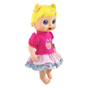 Boneca Babys Collection Comidinha Super Toys 32cm