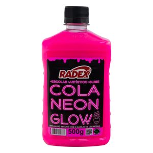 Cola para Slime sem Cheiro Radex Rosa Neon 500g