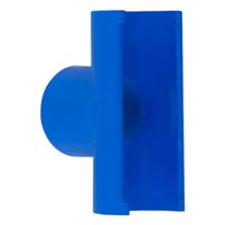 Tapa Furo Tê liso Japi Azul 25mm