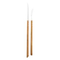 Conjunto para Churrasco em Inox com Cabo de Madeira Tramontina 2 peças