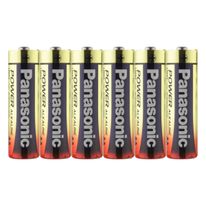 Pilha Alcalina AA Panasonic 1,5V Leve 6 Pague 4