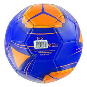 Bola de Futebol Azul e Laranja Newpro n.° 5