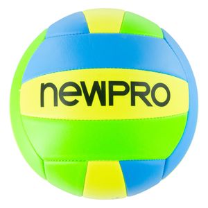 Bola Vôlei de Praia Verde Amarela e Azul Newpro n.° 5