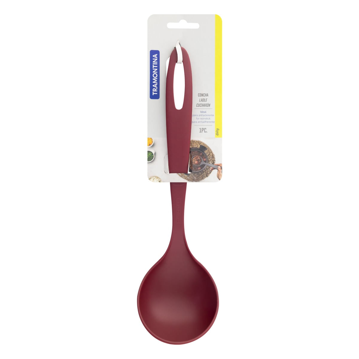 ConchaemNylonTramontinaAbilityVermelhaFrontal2