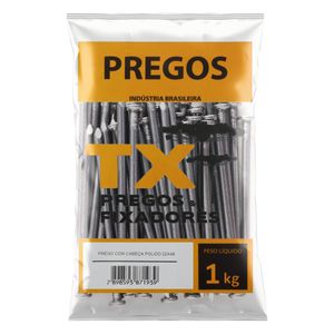 Prego Polido com Cabeça Tx Pregos 22 x 48 1kg