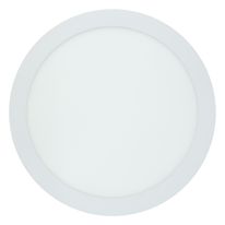 Painel Led de Embutir Branco Redondo Taschibra Lux 24W 3000K