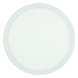 Painel Led de Sobrepor Branco Redondo Taschibra Lux 18W 3000K