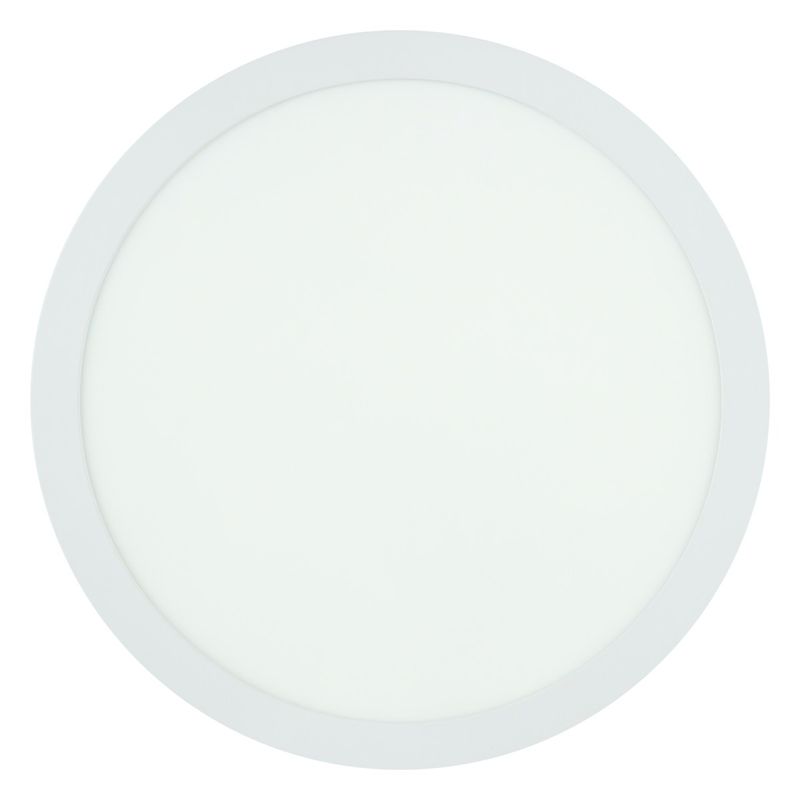 Painel-Led-de-Sobrepor-Branco-Redondo-Taschibra-Lux-18W-3000K-AutovoltFrontal1