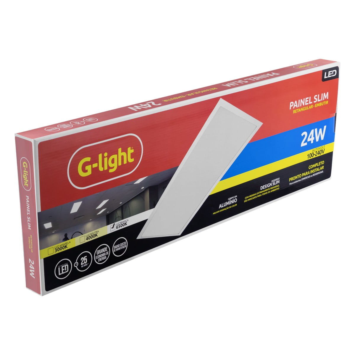 PainelLeddeEmbutirRetangularG-Light24W6500KAutovoltAngularEsquerda3